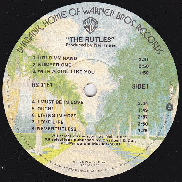 The Rutles : The Rutles (LP, Album, Win)