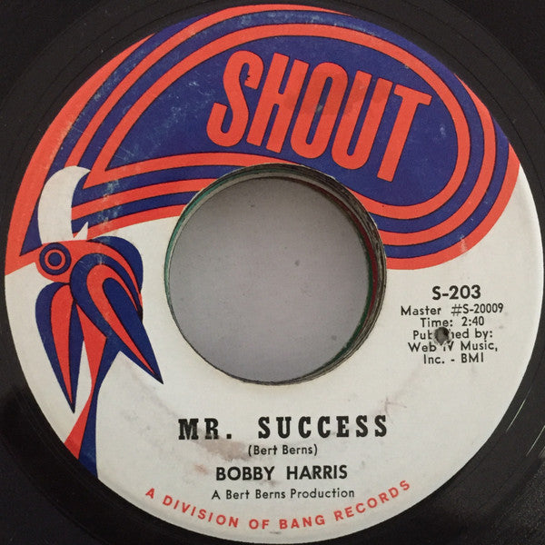 Bobby Harris (3) : Sticky, Sticky (7", Single)