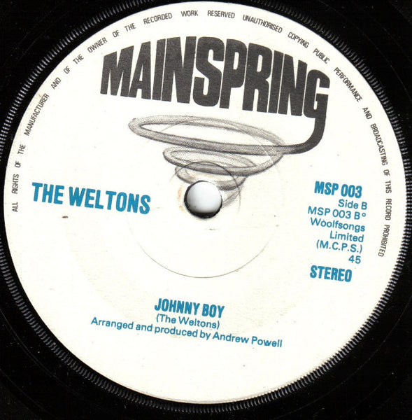 Weltons : Paint Your Sun A Little Brighter (7", Single)