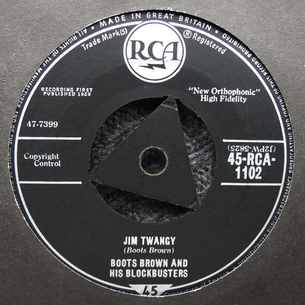 Boots Brown And His Blockbusters : Trollin' / Jim Twangy (7", Single)