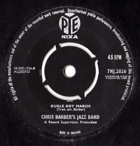 Chris Barber's Jazz Band : Petite Fleur (7")