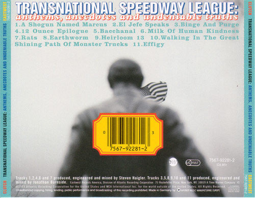 Clutch (3) : Transnational Speedway League: Anthems, Anecdotes And Undeniable Truths (CD, Album)