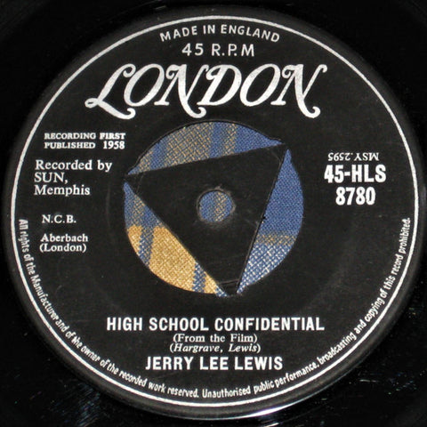 Jerry Lee Lewis : High School Confidential (7", Single)