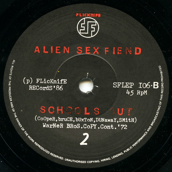 Alien Sex Fiend : I Walk The Line (2x7", Gat)