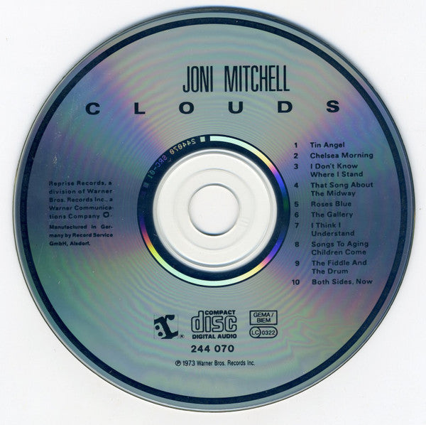 Joni Mitchell : Clouds (CD, Album, RE)