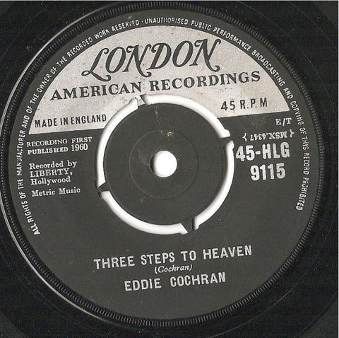 Eddie Cochran : Three Steps To Heaven (7", Single)