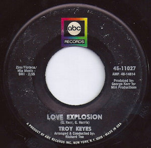 Troy Keyes : Love Explosion (7")