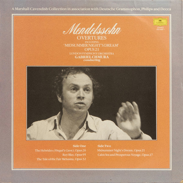 Mendelssohn*, Gabriel Chmura Conducting London Symphony Orchestra* : Overtures including 'A Midsummer Night's Dream' Opus 21 (LP, RE)