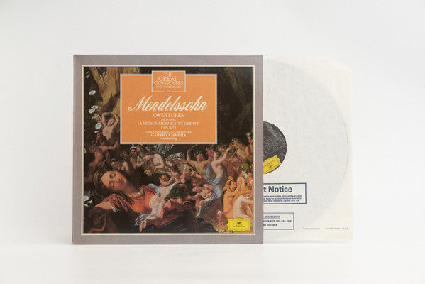 Mendelssohn*, Gabriel Chmura Conducting London Symphony Orchestra* : Overtures including 'A Midsummer Night's Dream' Opus 21 (LP, RE)