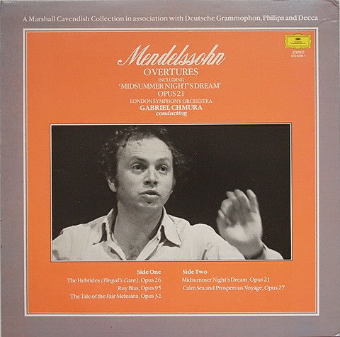 Mendelssohn*, Gabriel Chmura Conducting London Symphony Orchestra* : Overtures including 'A Midsummer Night's Dream' Opus 21 (LP, RE)