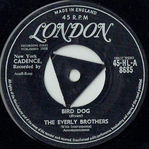 Everly Brothers : Bird Dog / Devoted To You (7", Single)