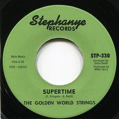 The Golden World Strings : Supertime (7", Unofficial)