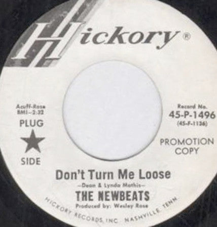 The Newbeats : Don't Turn Me Loose (7", Promo)