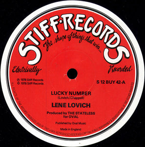 Lene Lovich : Lucky Number (12", Single)