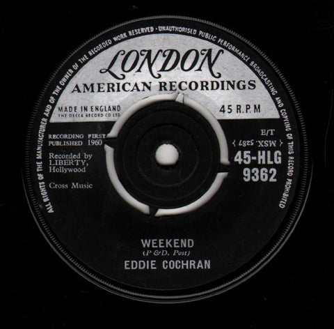 Eddie Cochran : Weekend (7")