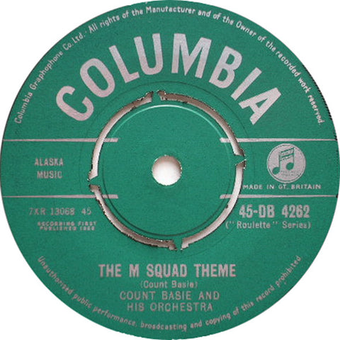 Count Basie Orchestra : The M Squad Theme (7")