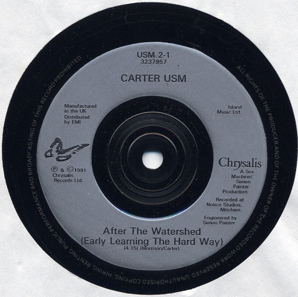 Carter The Unstoppable Sex Machine : After The Watershed (7", Single, Sil)