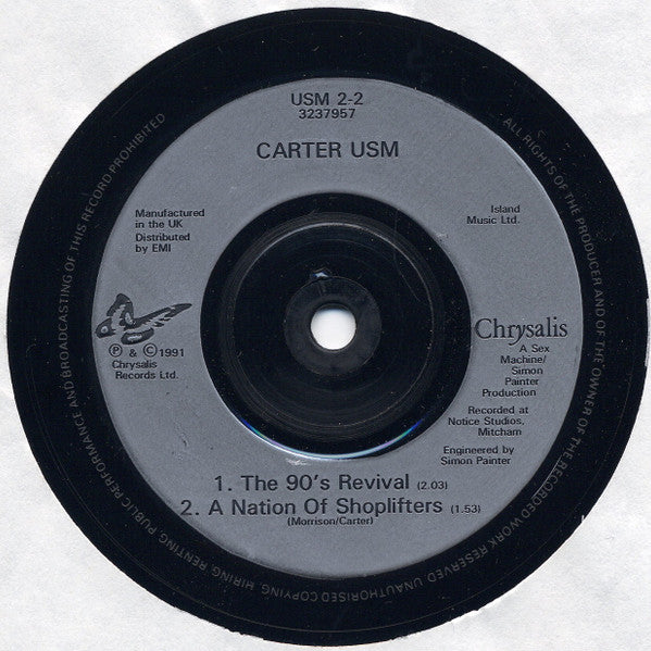 Carter The Unstoppable Sex Machine : After The Watershed (7", Single, Sil)