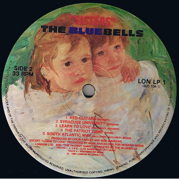 The Bluebells : Sisters (LP, Album)