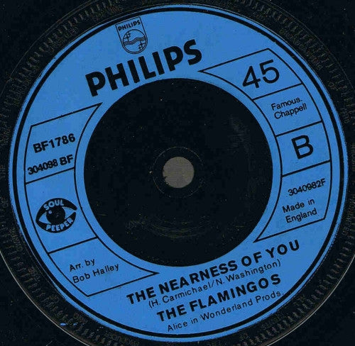 The Flamingos : The Boogaloo Party (7", RE, Inj)