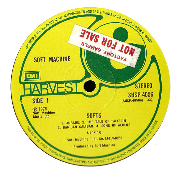 Buy Soft Machine Softs LP Album Online for a great price