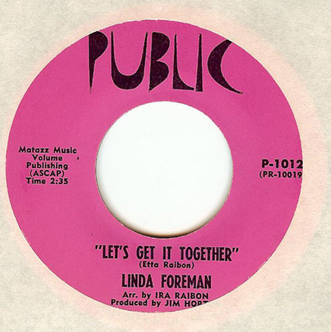 Linda Foreman : Let's Get It Together (7")