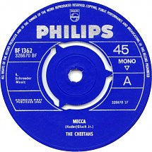 The Cheetahs (2) : Mecca (7", Single, Mono)