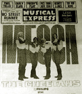 The Cheetahs (2) : Mecca (7", Single, Mono)