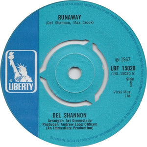 Del Shannon : Runaway (7", Single)