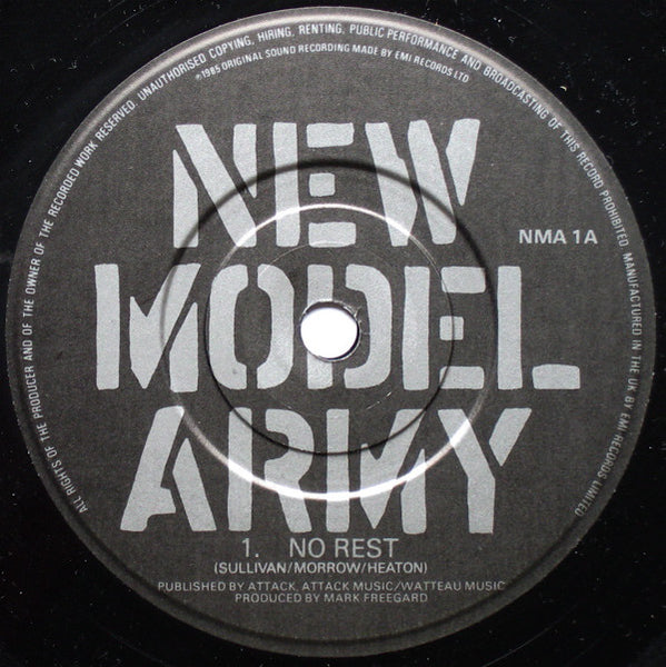 New Model Army : No Rest - Heroin (7", Single)