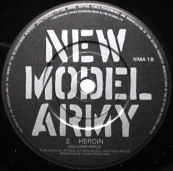 New Model Army : No Rest - Heroin (7", Single)