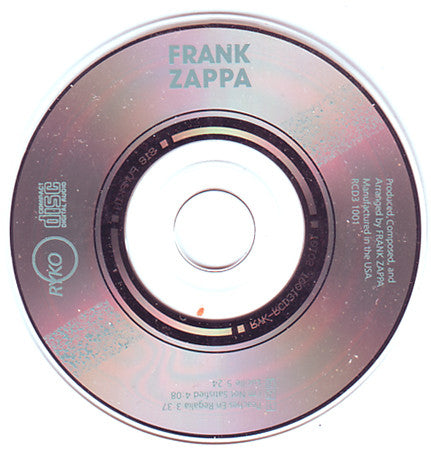 Frank Zappa : Peaches En Regalia (CD, Mini, Single, Comp)