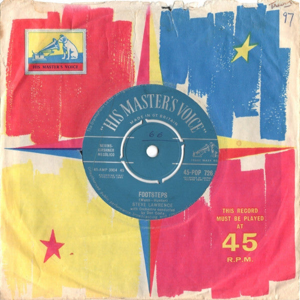 Steve Lawrence (2) : Footsteps (7")