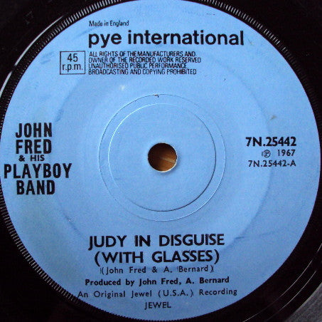 Buy John Fred & His Playboy Band : Judy In Disguise (With Glasses