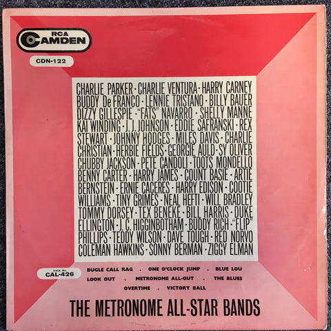 Metronome All Stars : The Metronome All-Star Bands (LP, Comp, Red)