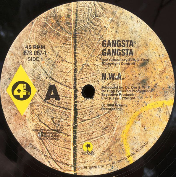 N.W.A. : Gangsta Gangsta (12")