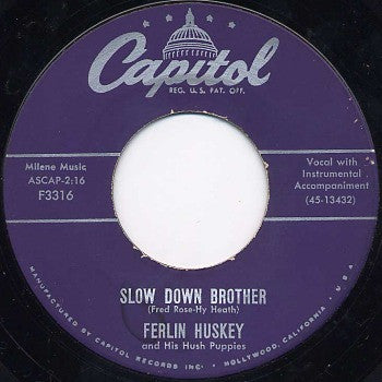 Ferlin Husky : Slow Down Brother (7", Single)