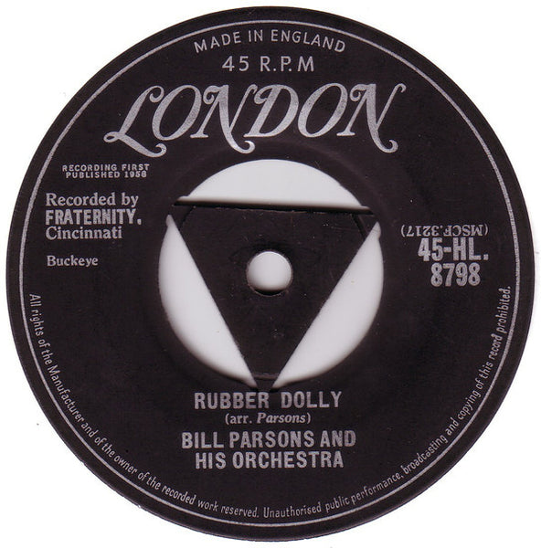 Bill Parsons And His Orchestra : The All American Boy (7")