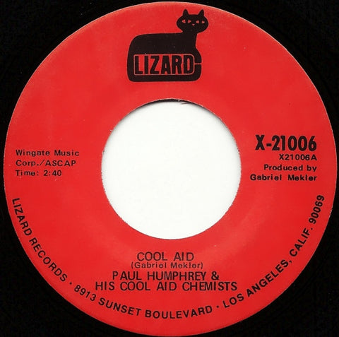 Paul Humphrey & His Cool Aid Chemists : Cool Aid / Detroit (7", Single)