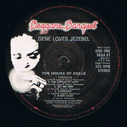 Gene Loves Jezebel : The House Of Dolls (LP, Album)