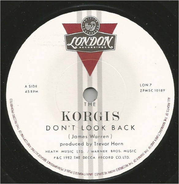 The Korgis : Don't Look Back (7", Single)