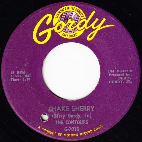 The Contours : Shake Sherry (7", Single)