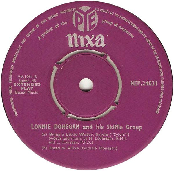 Lonnie Donegan And His Skiffle Group* : Lonnie Donegan Hit Parade (7", EP)