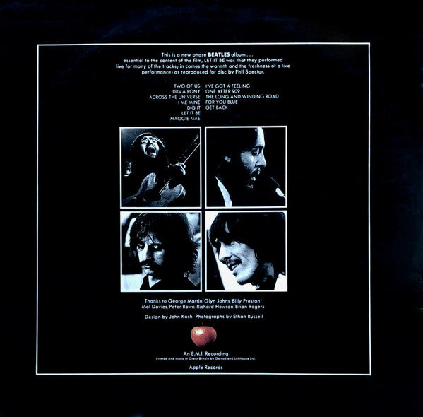 The Beatles : Let It Be (LP, Album, Red)