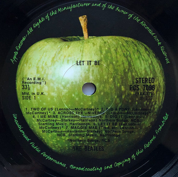 The Beatles : Let It Be (LP, Album, Red)