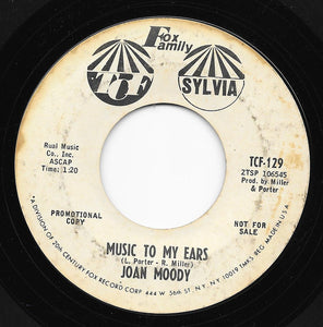 Joan Moody : Music To My Ears (7", Promo)
