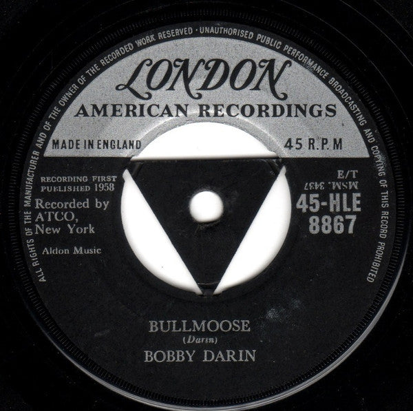 Bobby Darin : Dream Lover / Bullmoose (7", Single, Tri)