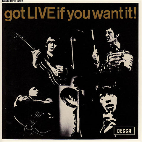 The Rolling Stones : Got Live If You Want It! (7", EP, Mono)