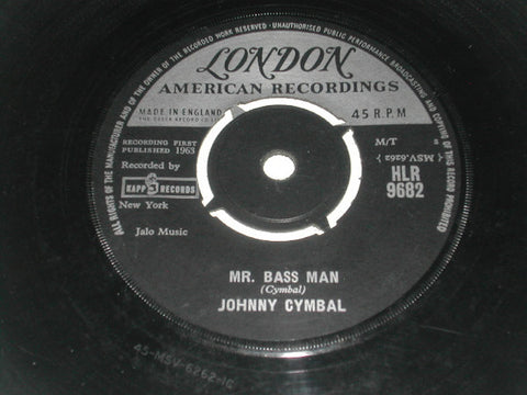 Johnny Cymbal : Mr. Bass Man (7", Single)