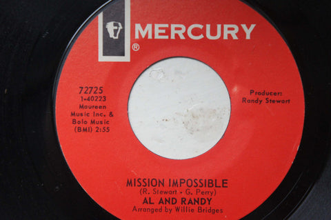 Al And Randy : Mission Impossible / Miscalculation (7", Sty)